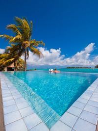 piscine a debordement villa de luxe ile maurice