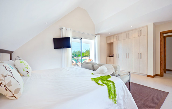 Villa Infinity Master bedroom Mauritius